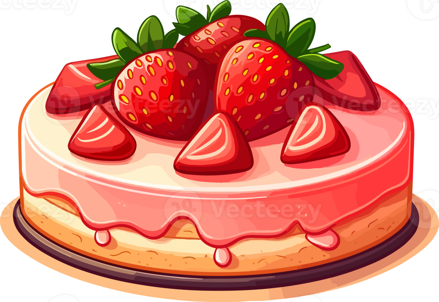 Cartoon Cake , illustration, Cute Design 24692445 PNG