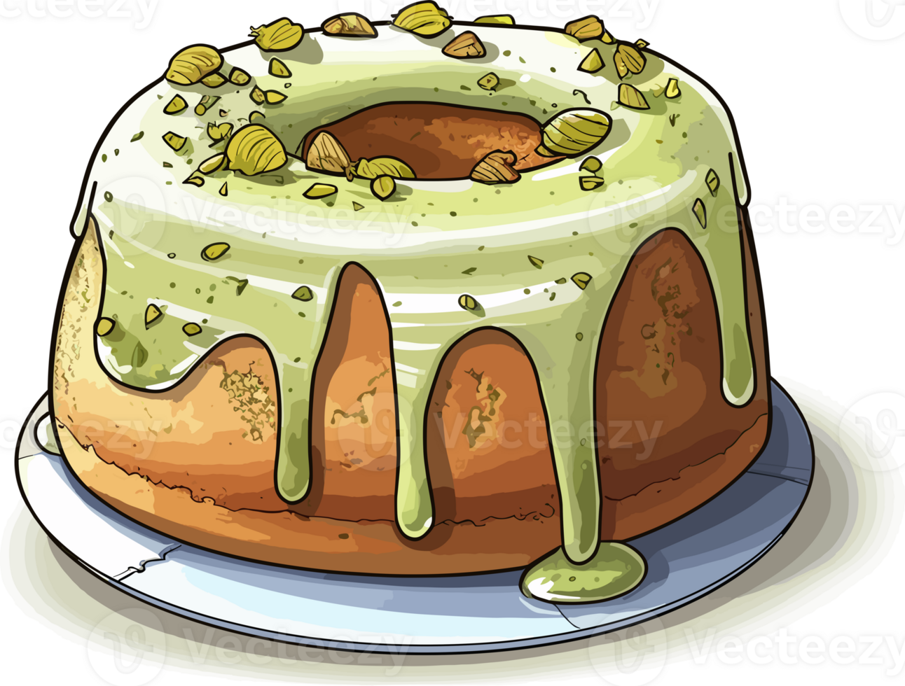 Cartoon Cake , illustration, Cute Design png