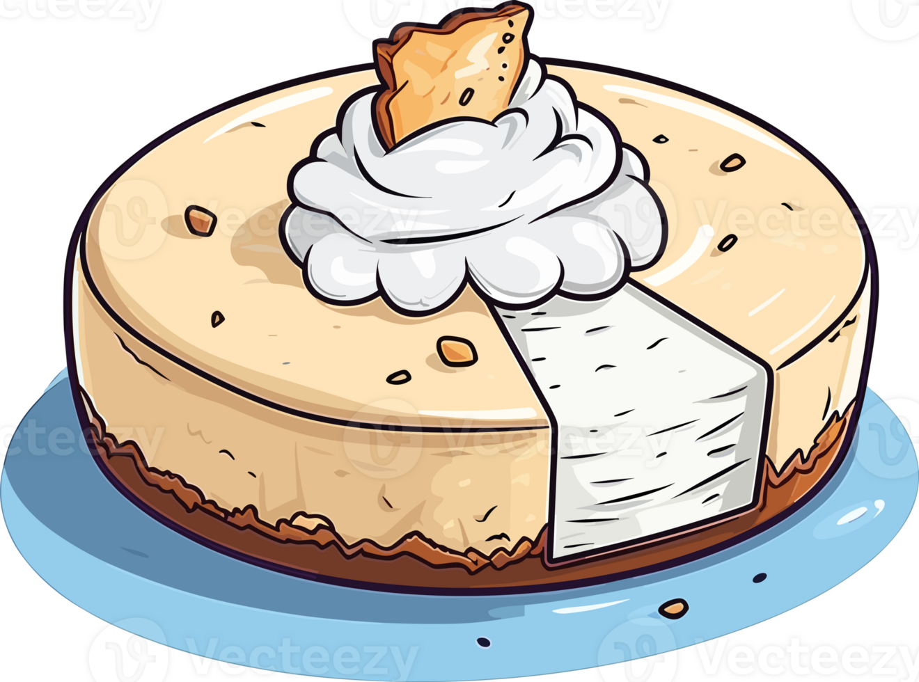 Cartoon Cake , illustration, Cute Design, Tshirt png