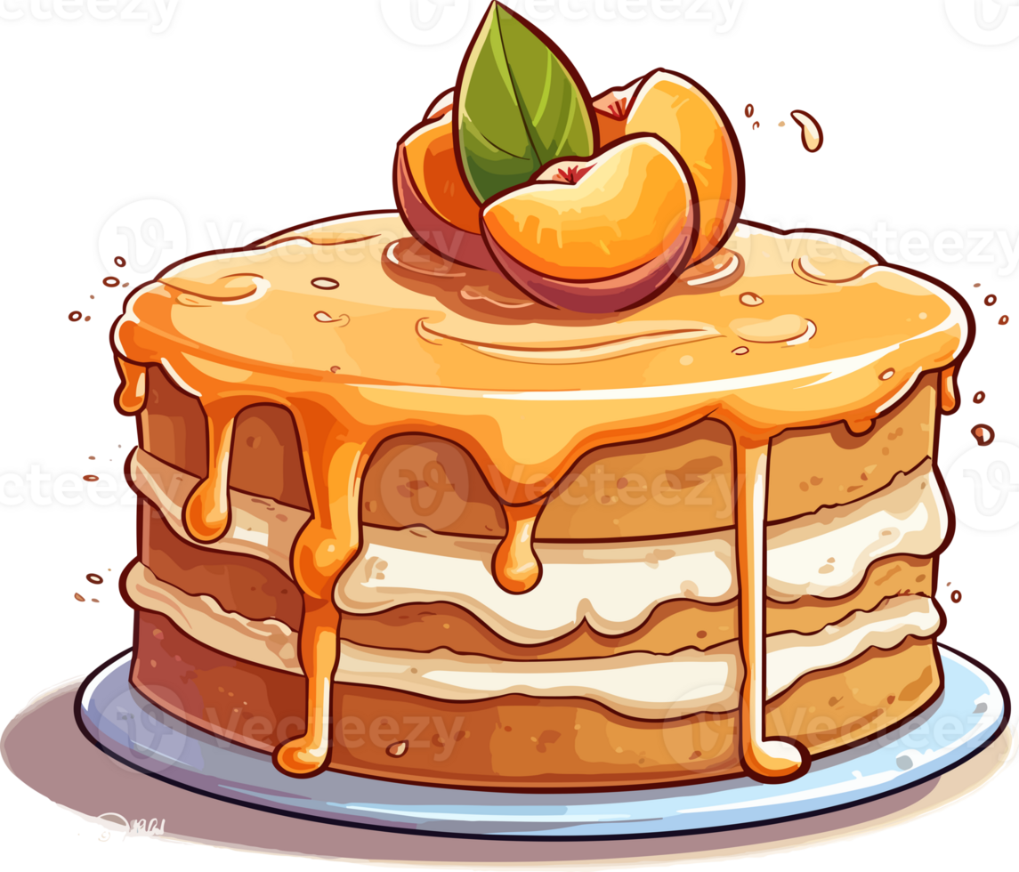 Cartoon Cake , illustration, Cute Design png