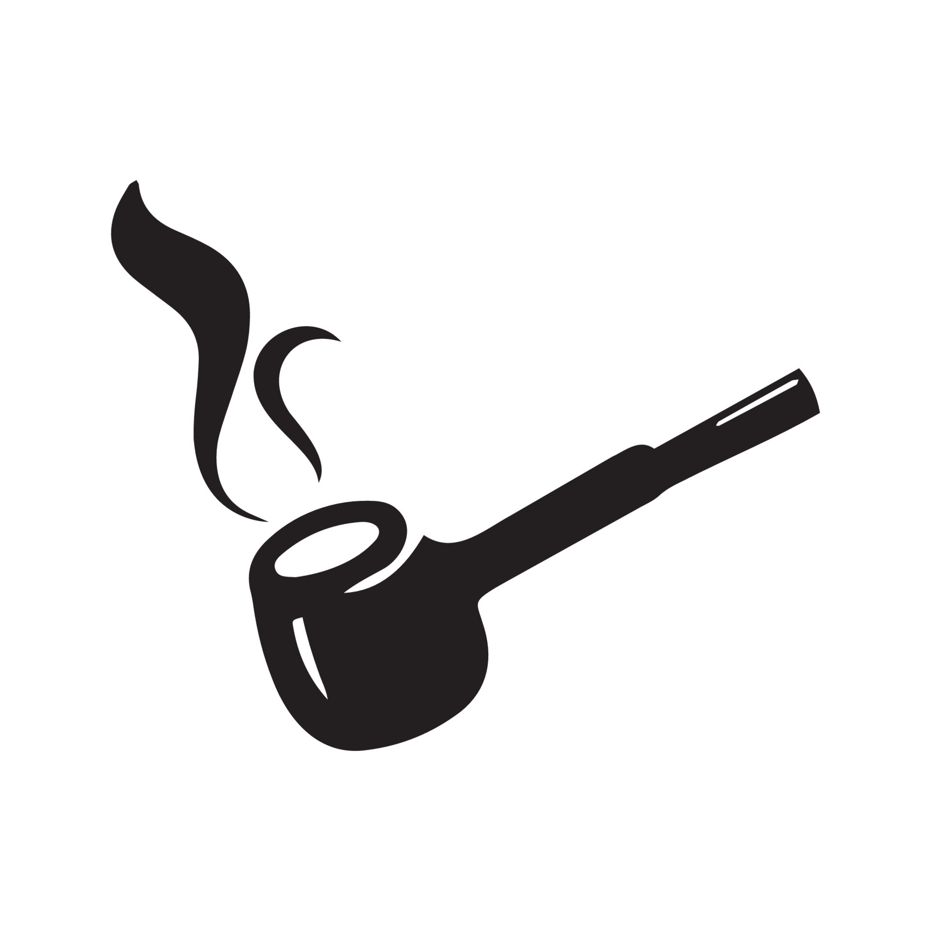 smoking pipe icon clipart logo 24692995 Vector Art at Vecteezy