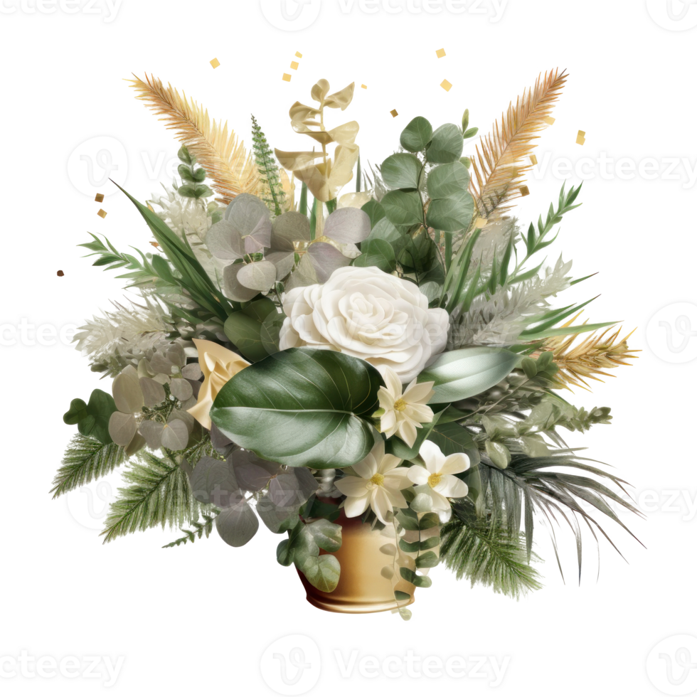 Tropical leaves background. Illustration png