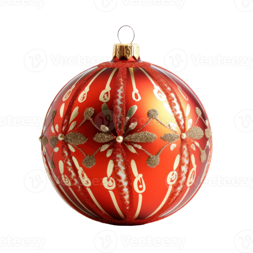 Christmas ball isolated. Illustration png