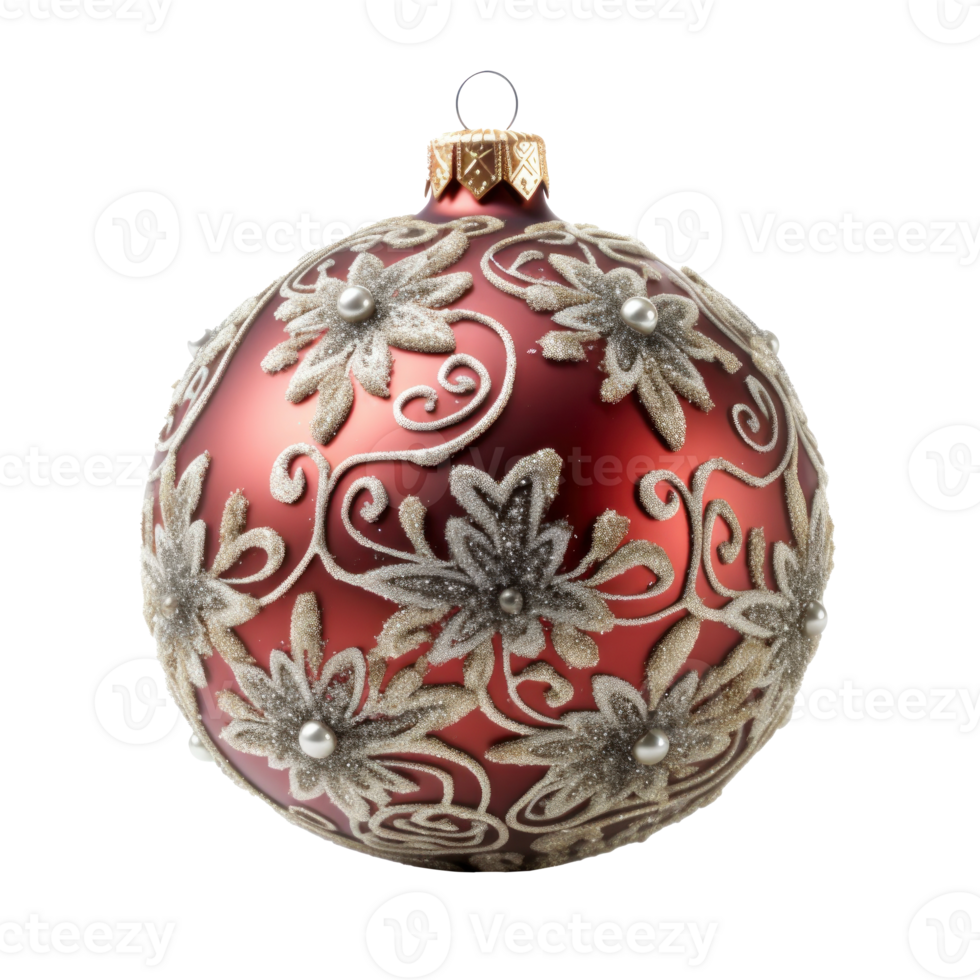 Christmas ball isolated. Illustration png