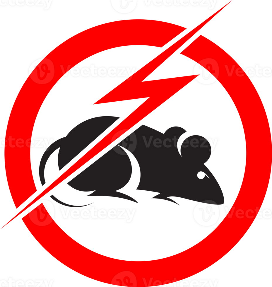 Rat in red forbidding spark circle. Anti rat sign, pest control icon. Rats  pest control stop sign 24693339 PNG