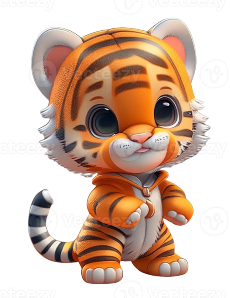 Baby Tiger Bedtime png