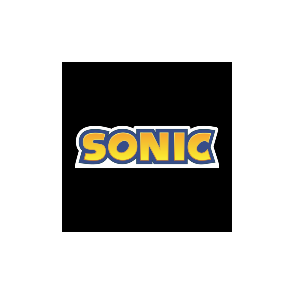 Sonic logo transparente png 24693525 PNG