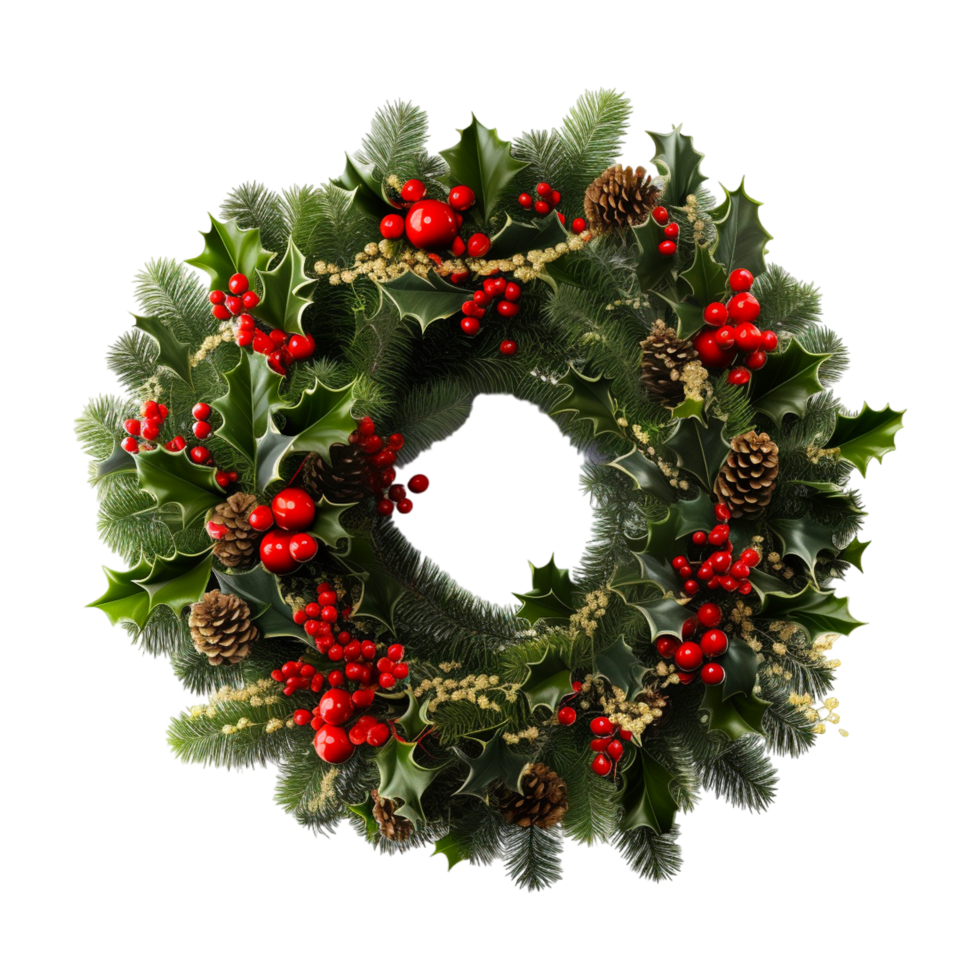 Christmas Wreath Decoration. png