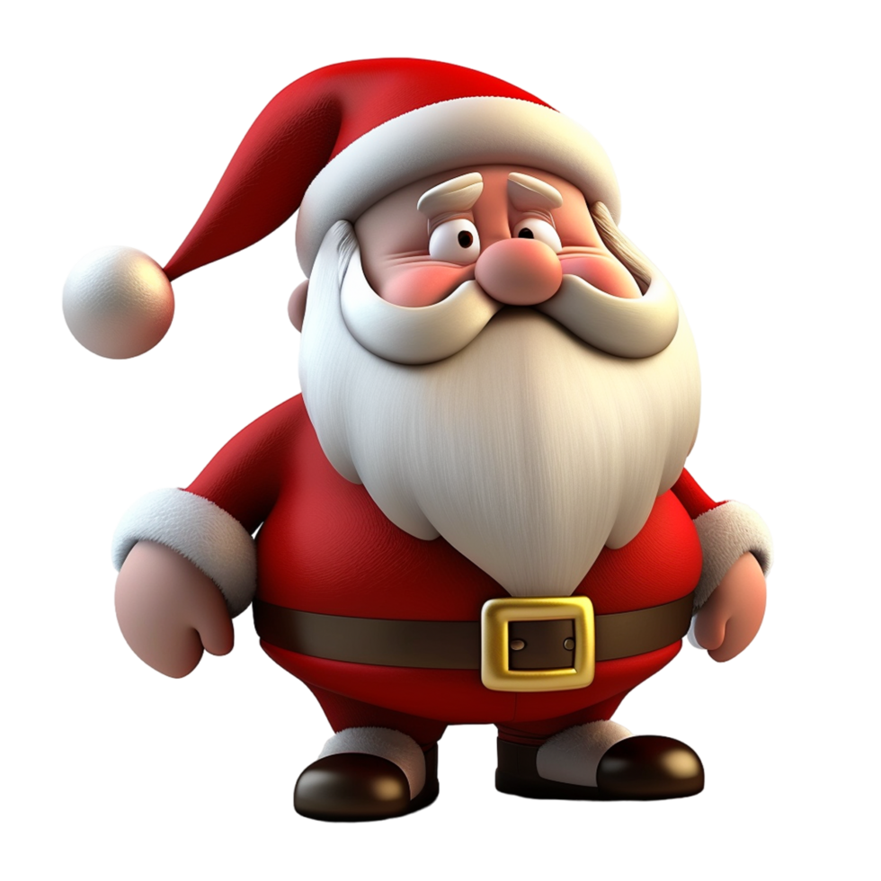 cortar Navidad Papa Noel noel generativo ai png