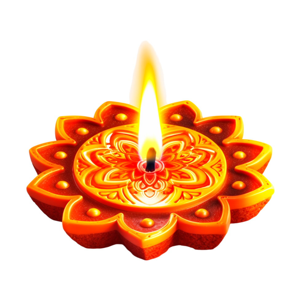 Diya Colorful Rangoli Diwali Festivals In India. png