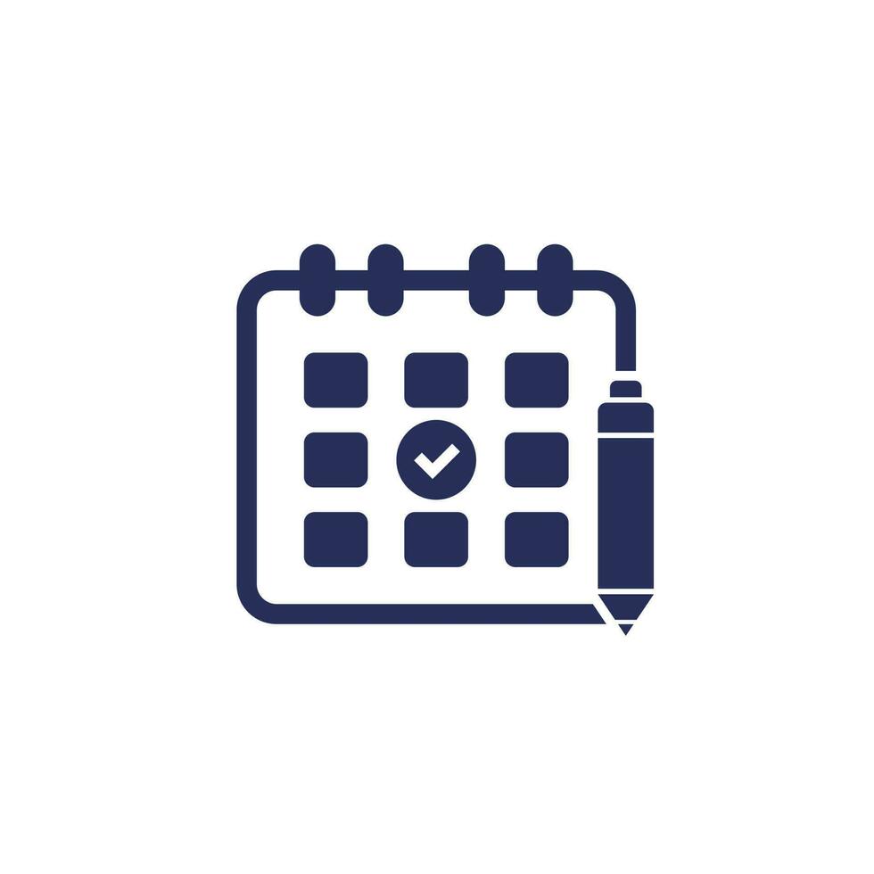 save a date icon with a calendar vector