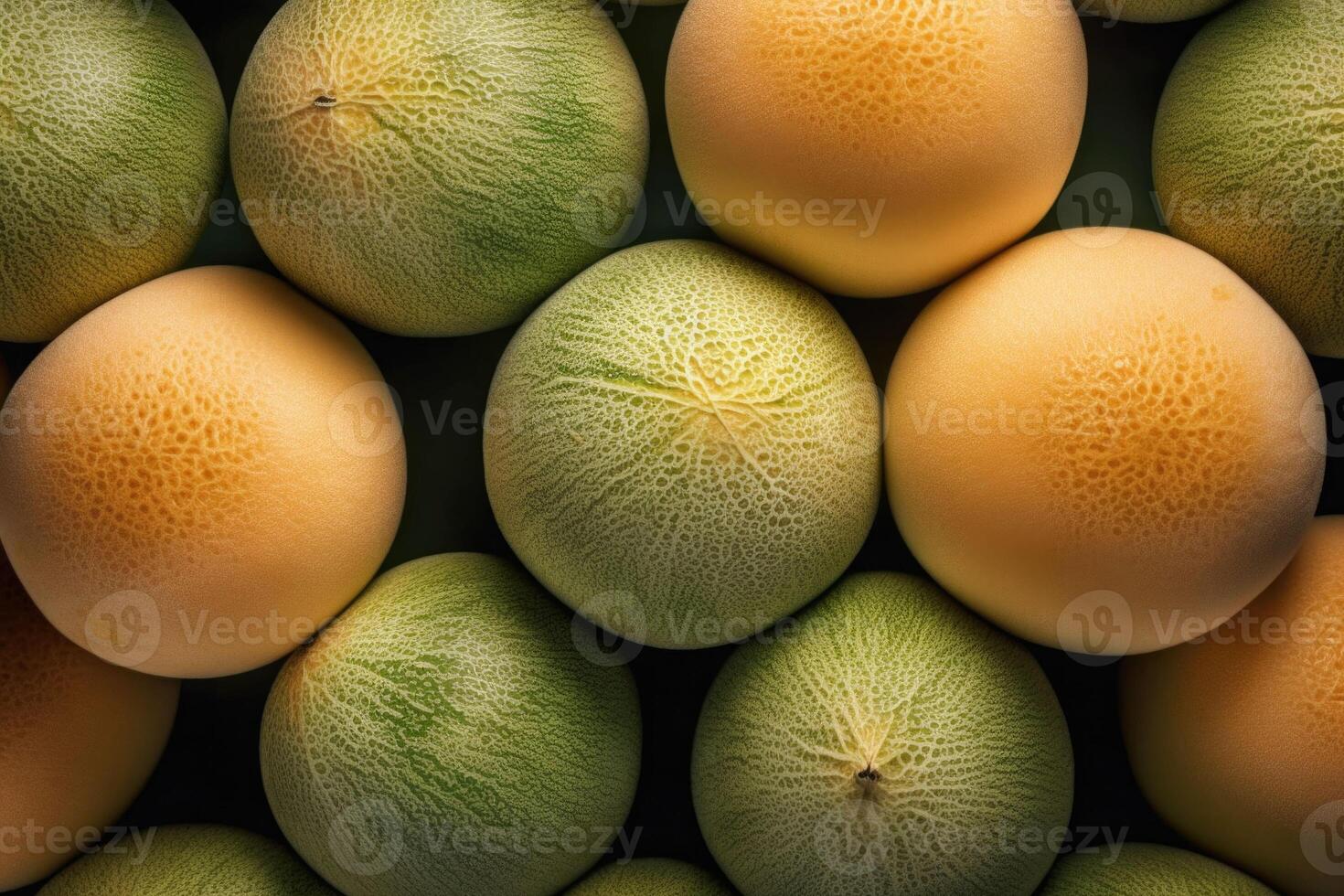 Cantaloupe melons. Fruits background. photo