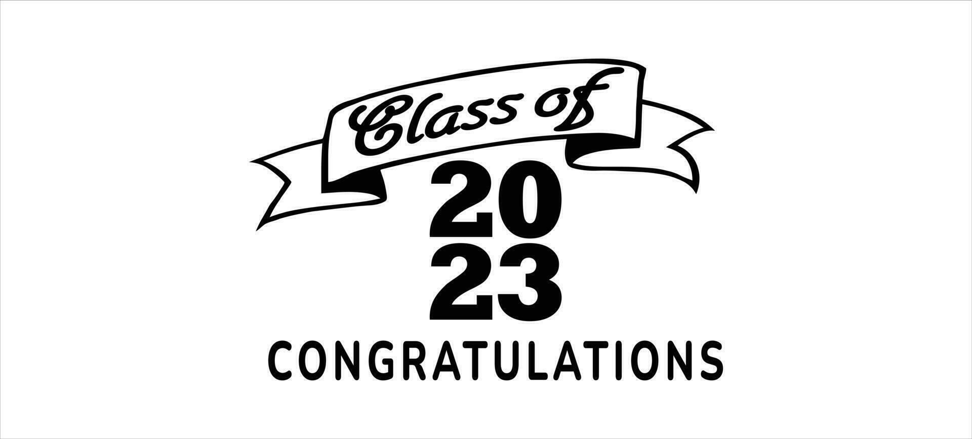 Class of 2023 24695762 Vector Art at Vecteezy