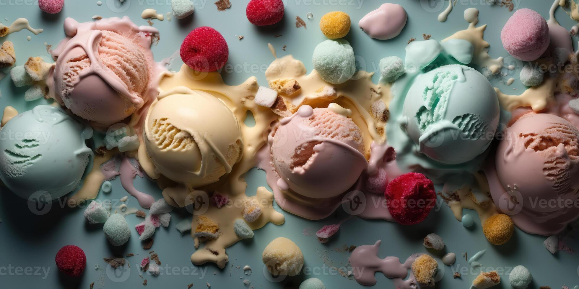 . . Macro shot photography ice cream background pattern desert scoop. Graphic Art Illustration. photo