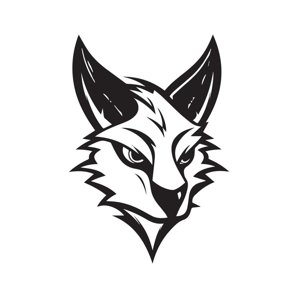 lobo logo diseño, lobo mascota logo diseño. lobo ilustración. vector logo
