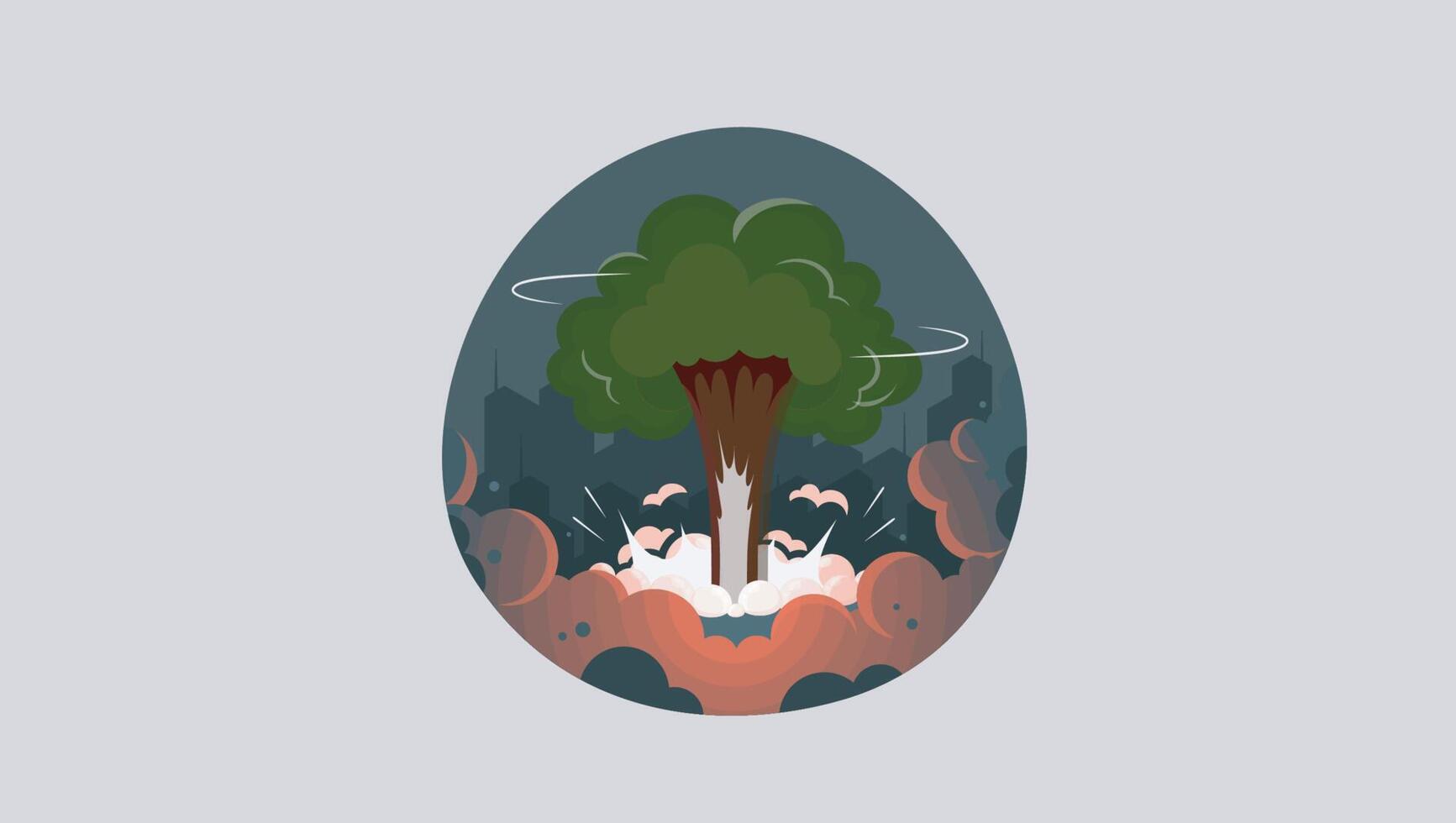 árbol forma ilustración vector