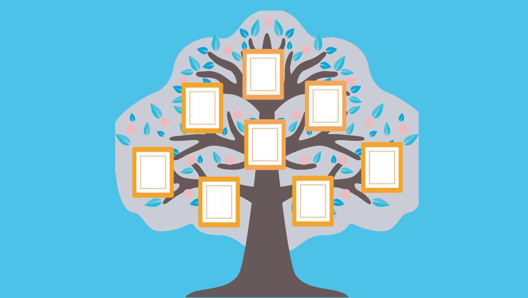 Family Tree Design vector