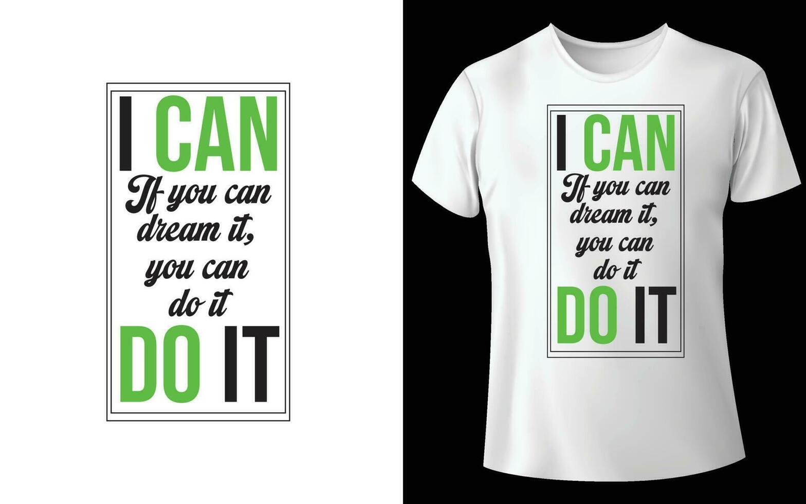 Simple t shirt design vector