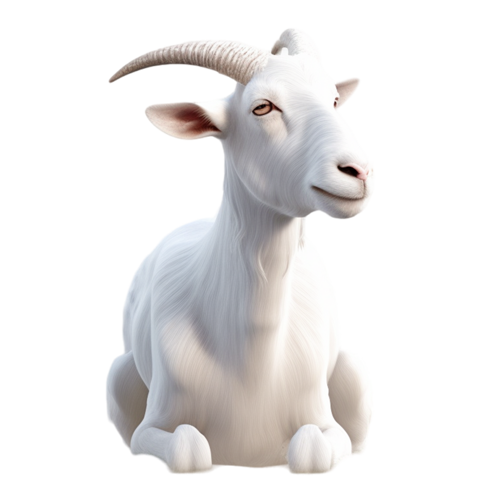 Happy Eid Al Adha Goat Animal. png