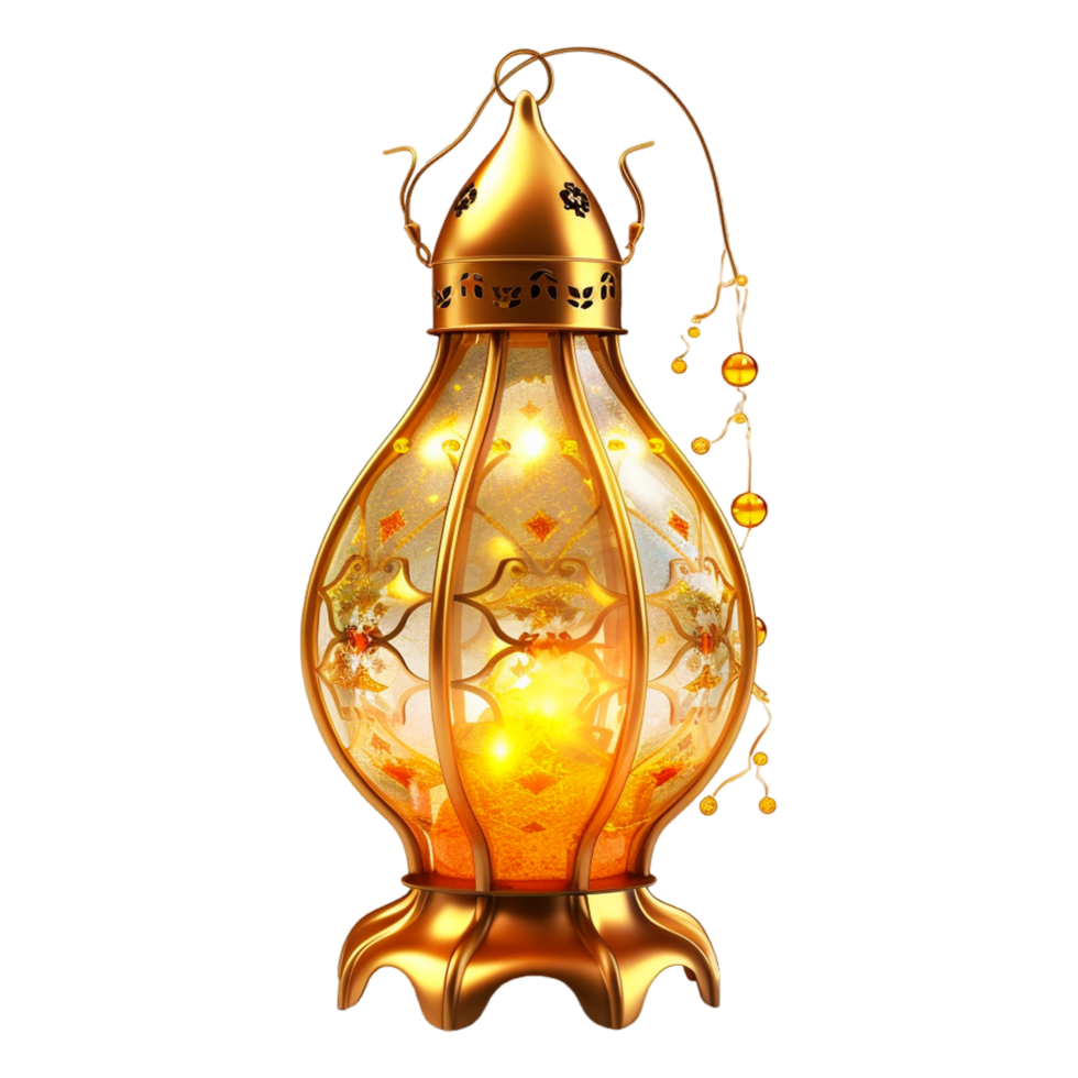 3d Ramadan Kareem Lamp. png