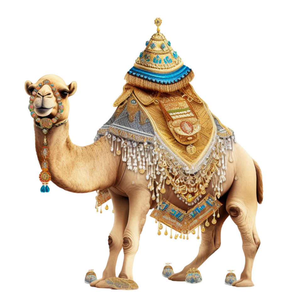 Happy Eid Al Adha Camel. png