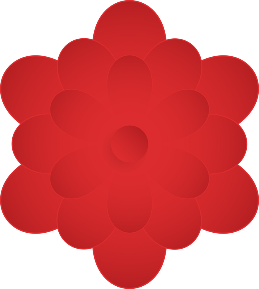Flower, Element of floral paper cut. Paper cut of flower shape and spring symbol. png