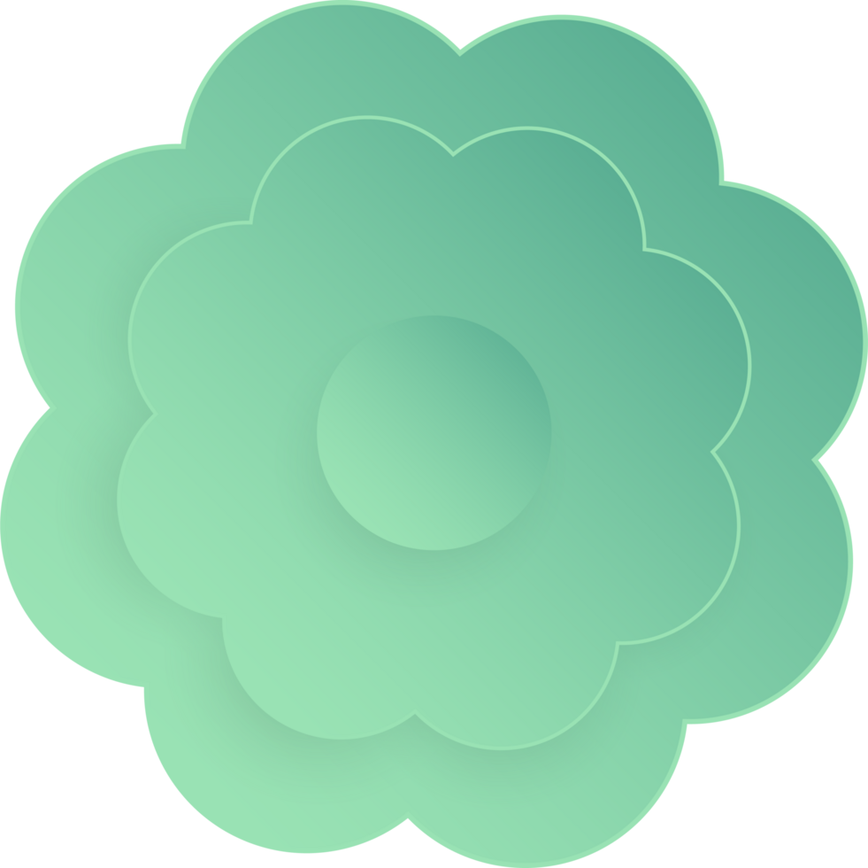 Flower, Element of floral paper cut. Paper cut of flower shape and spring symbol. png