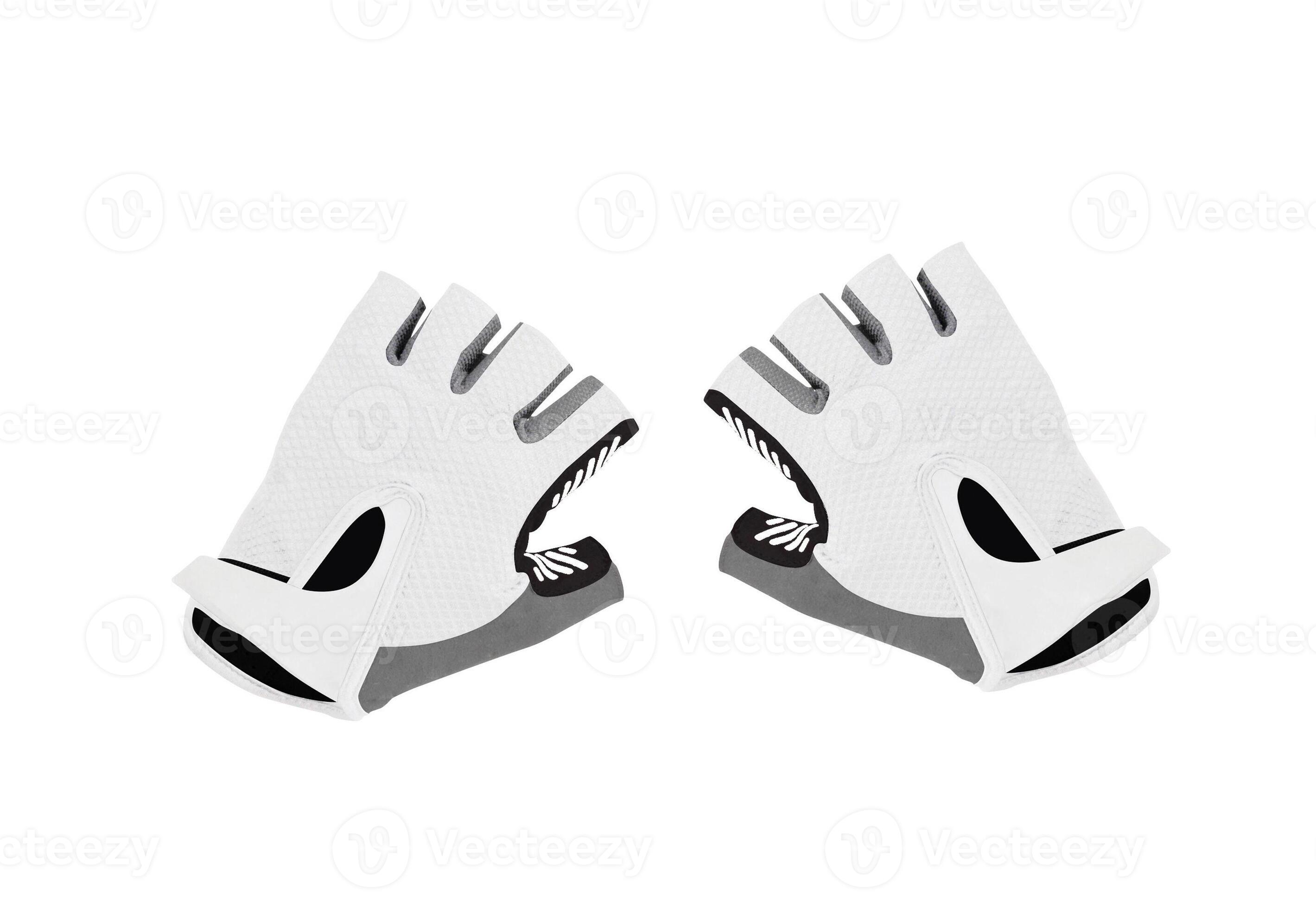 Bicycle gloves isolated on white 24696668 Stock Photo at Vecteezy
