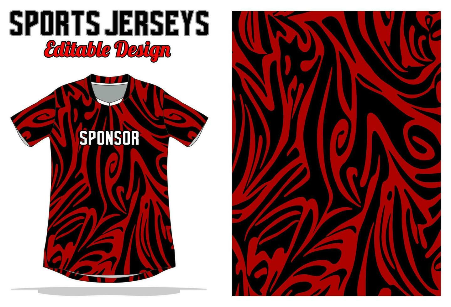 Abstract background jersey design for sport uniform vector