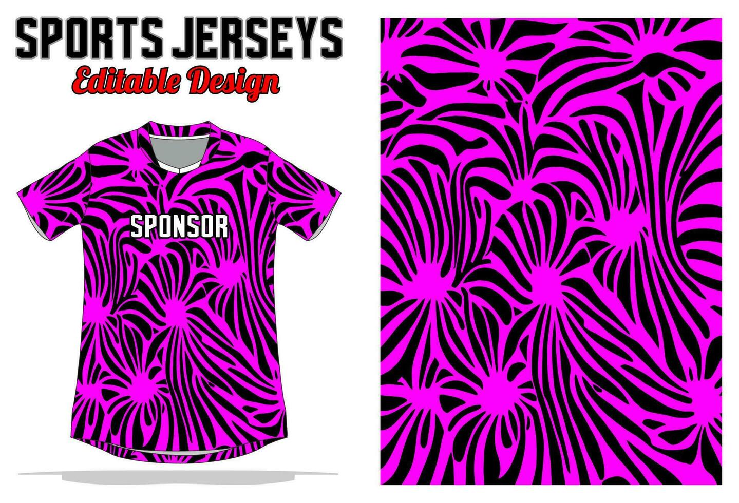 Abstract background jersey design for sport uniform vector