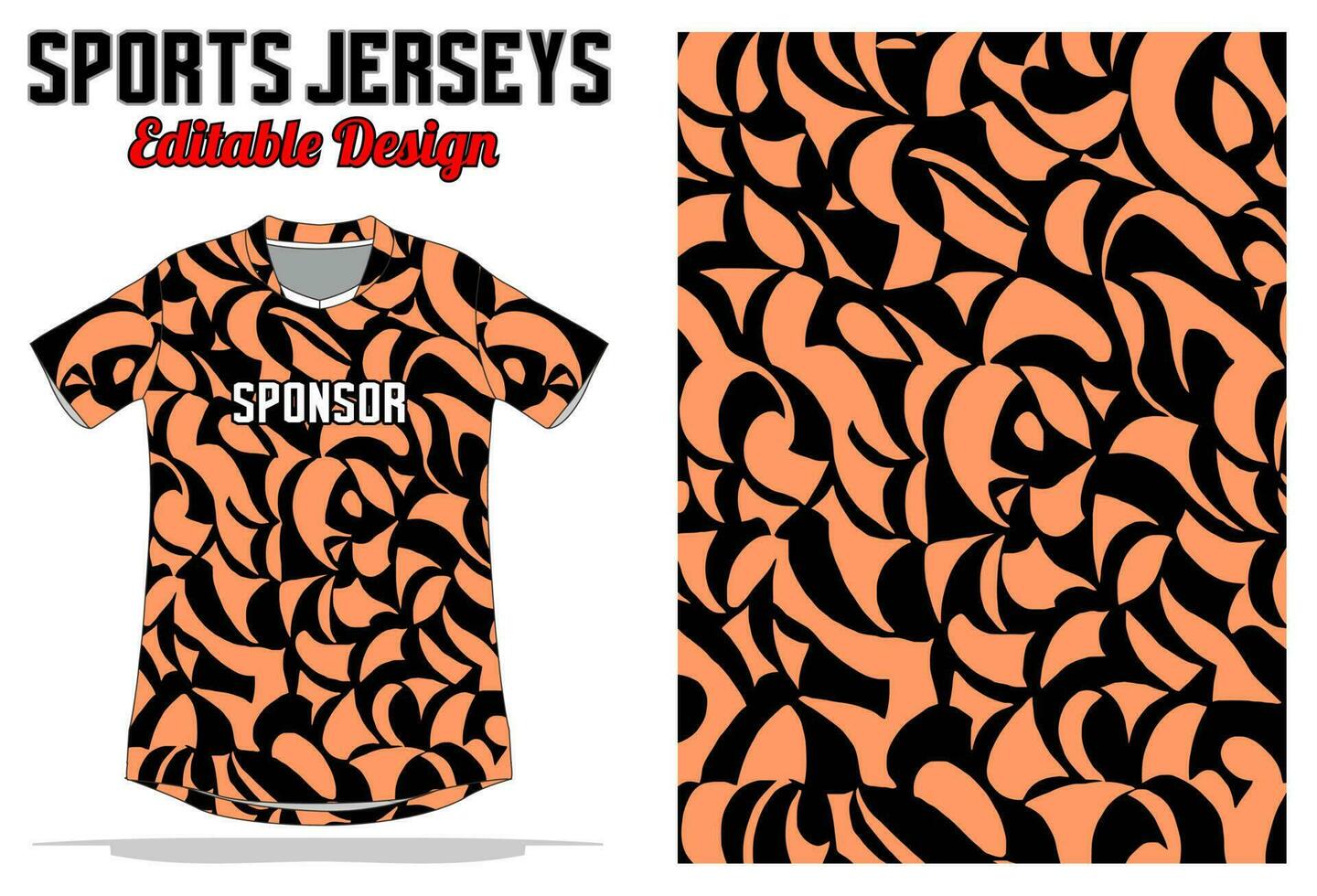 Abstract background jersey design for sport uniform vector