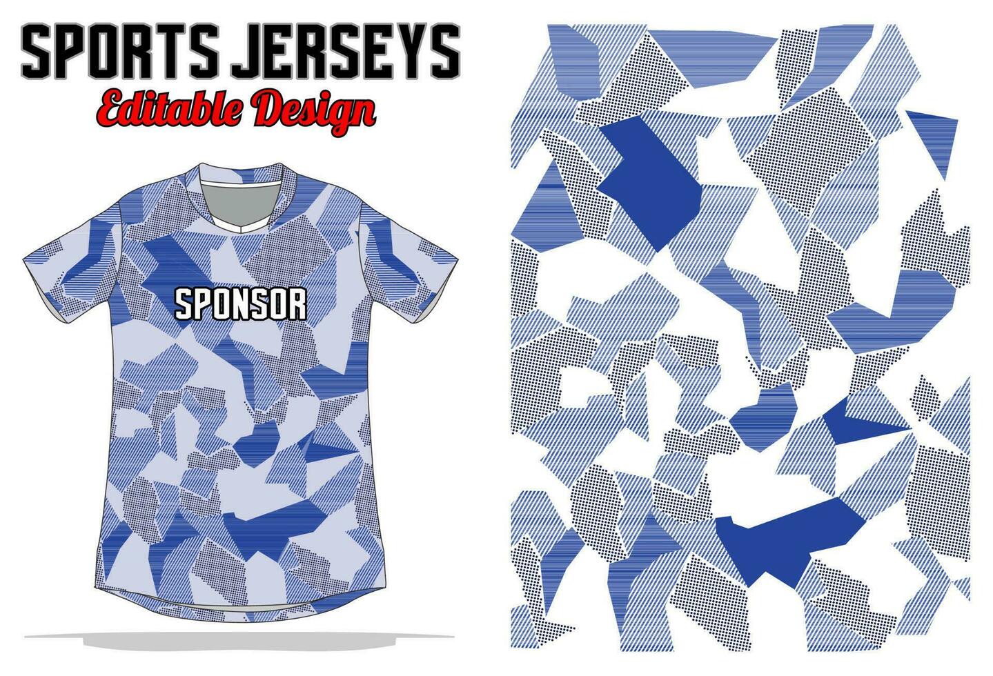 Abstract background jersey design for sport uniform vector