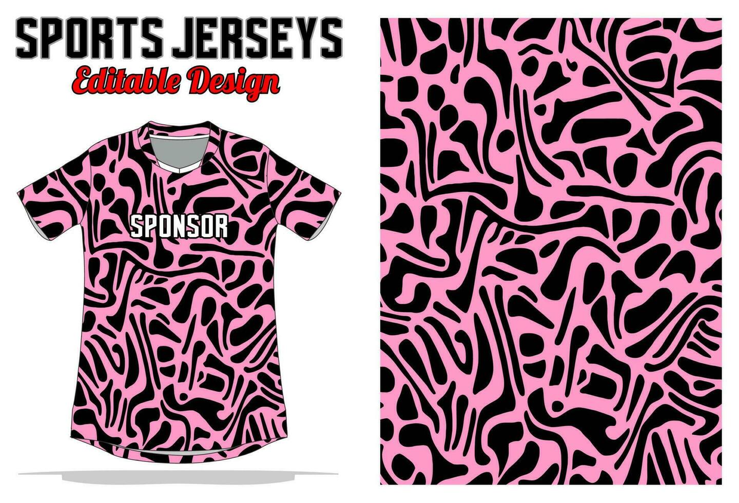 Abstract background jersey design for sport uniform vector