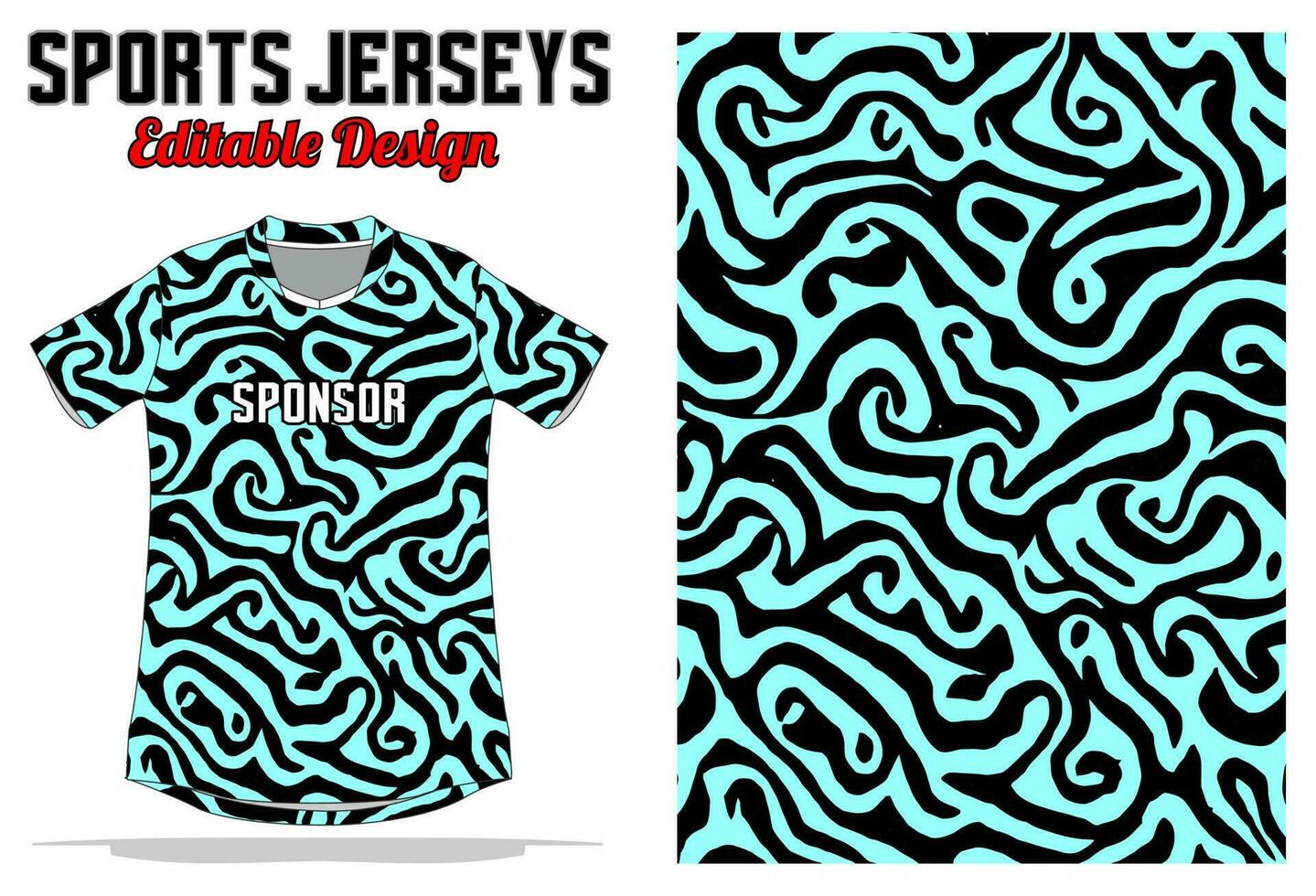 Abstract background jersey design for sport uniform vector