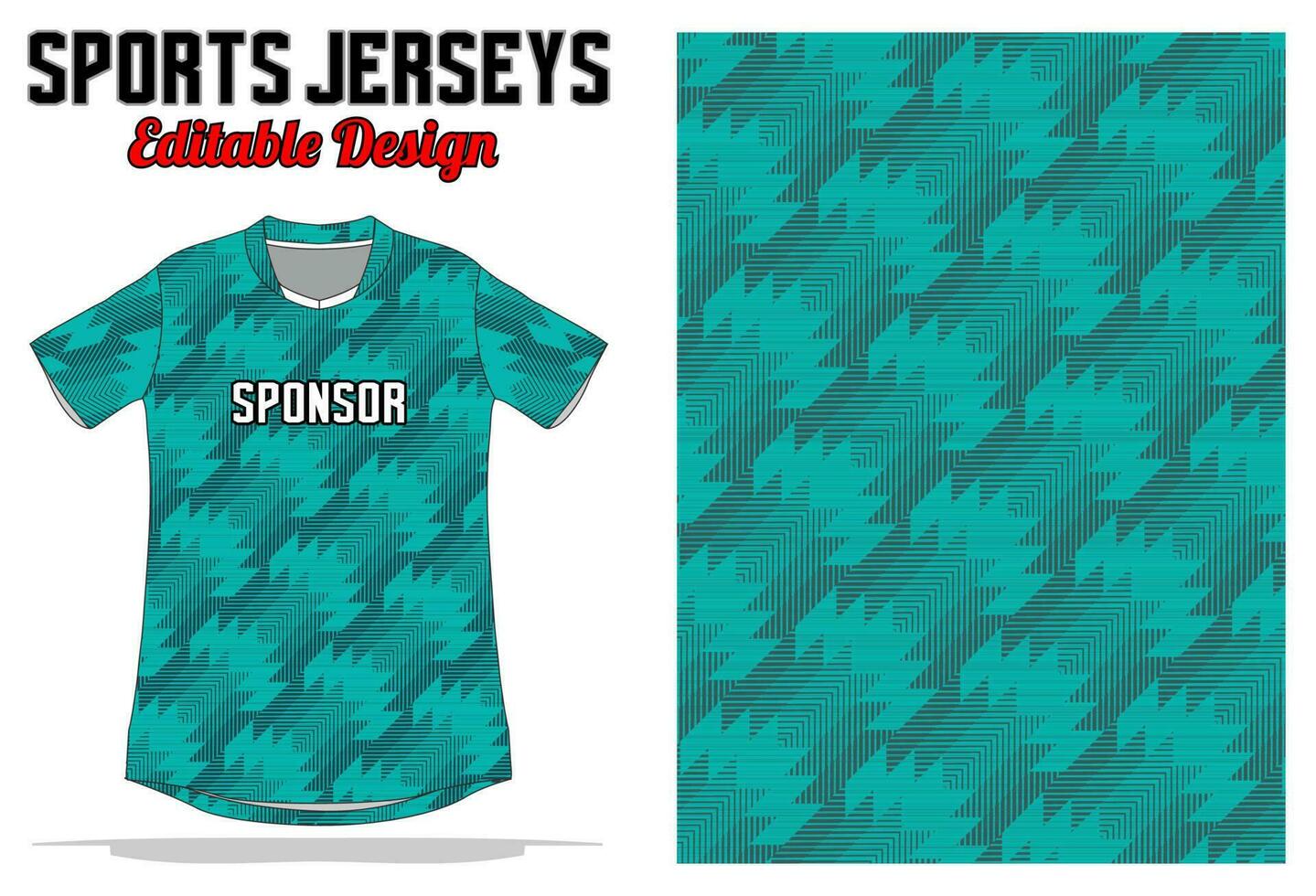 Abstract background jersey design for sport uniform vector