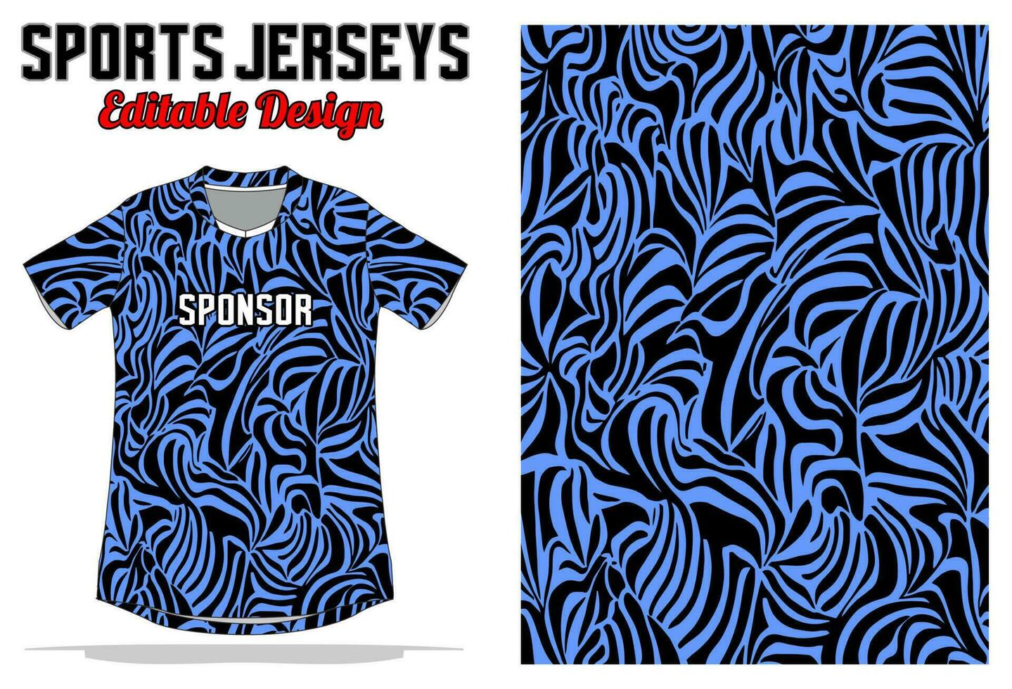 Abstract background jersey design for sport uniform vector