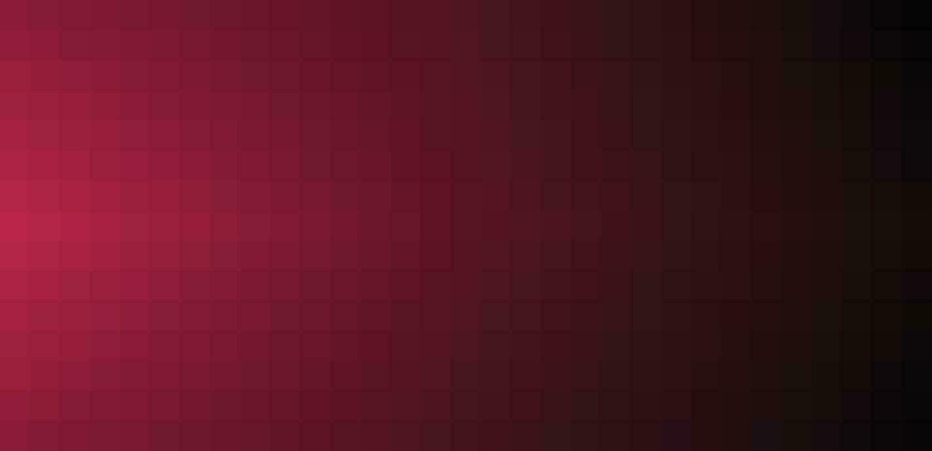 Gradient mosaic square background pattern. Trend color of the year 2023 viva magenta and black. Design texture elements for banners, covers, posters, backdrops, walls. Vector illustration.