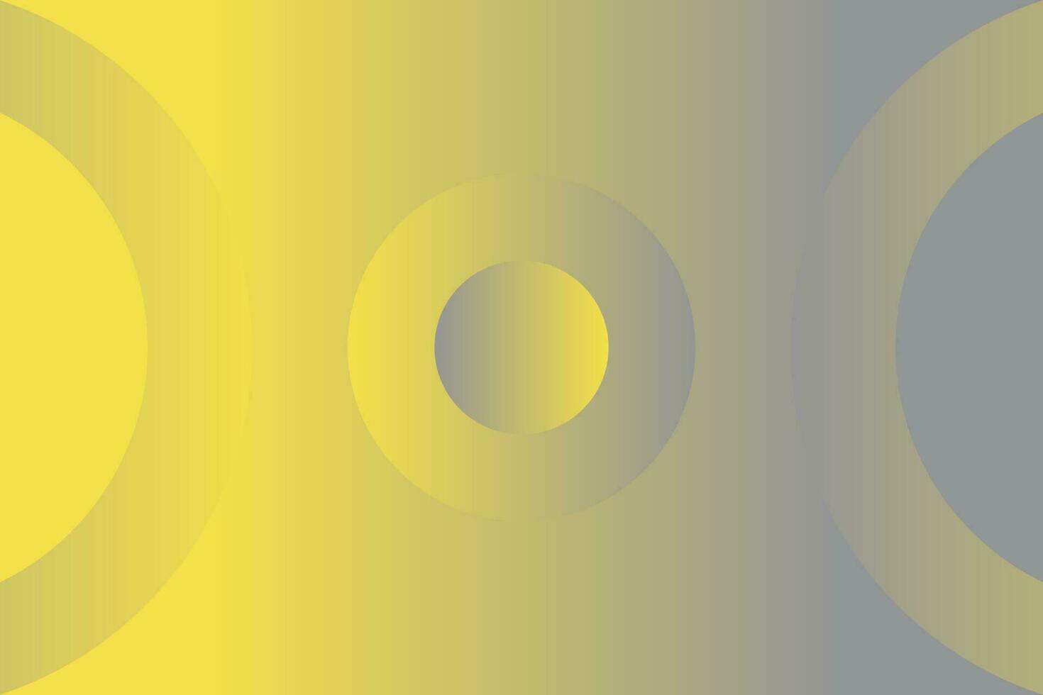 Yellow circle with gray gradient. Vertical abstract background pattern. Composition for design tile, cover, poster, textile, flyer, banner, brochure, wall. Vector illustration.
