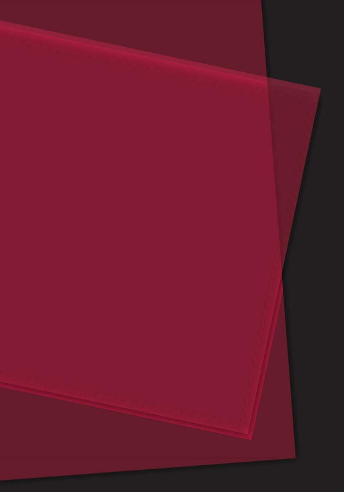 Vertical abstract background pattern. Color of the year 2023 viva magenta. Red black cut paper overlapping layers. Design element for cover, banner, poster, backdrop, wall. Vector illustration.