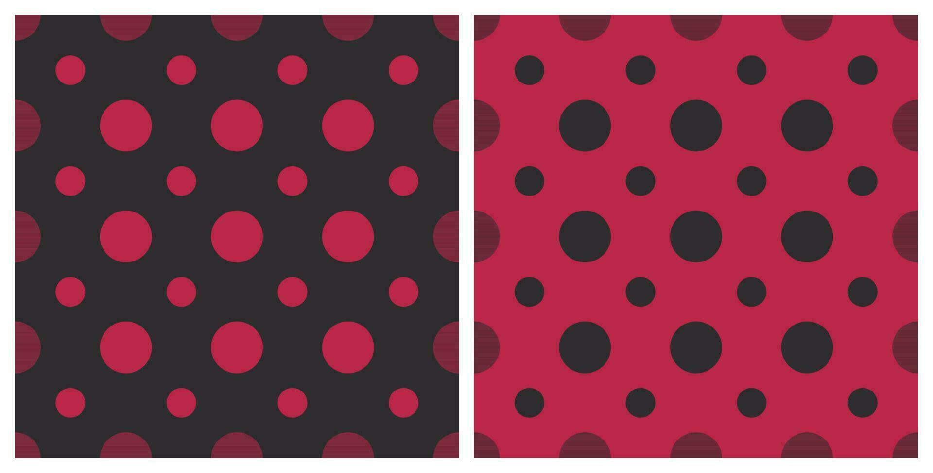 Color Viva Magenta. Seamless polka dot pattern background. Design texture elements for fabric, tile, banner, template, card, cover, poster, backdrop, wall. Vector illustration.