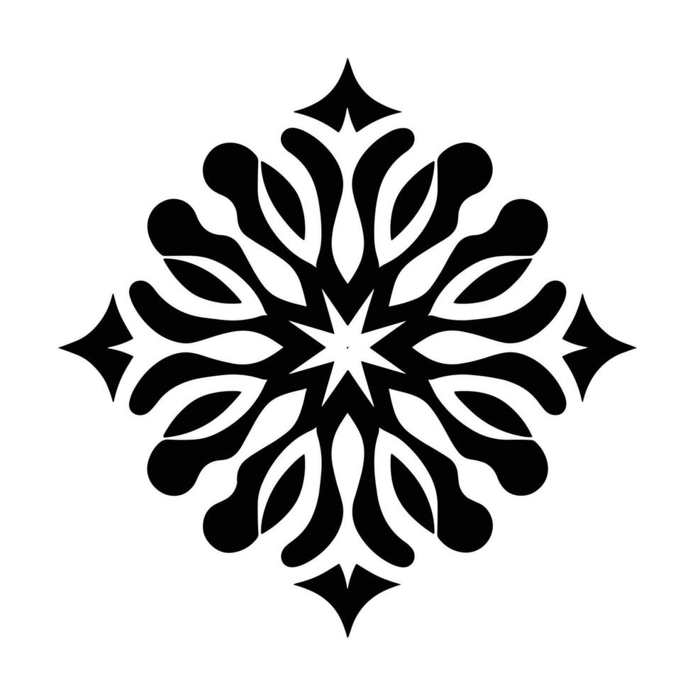 Beautiful Christmas Snowflake vector