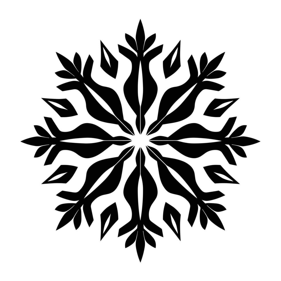 Beautiful Christmas Snowflake vector