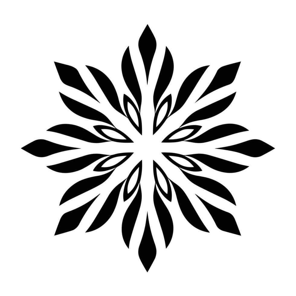Beautiful Christmas Snowflake vector