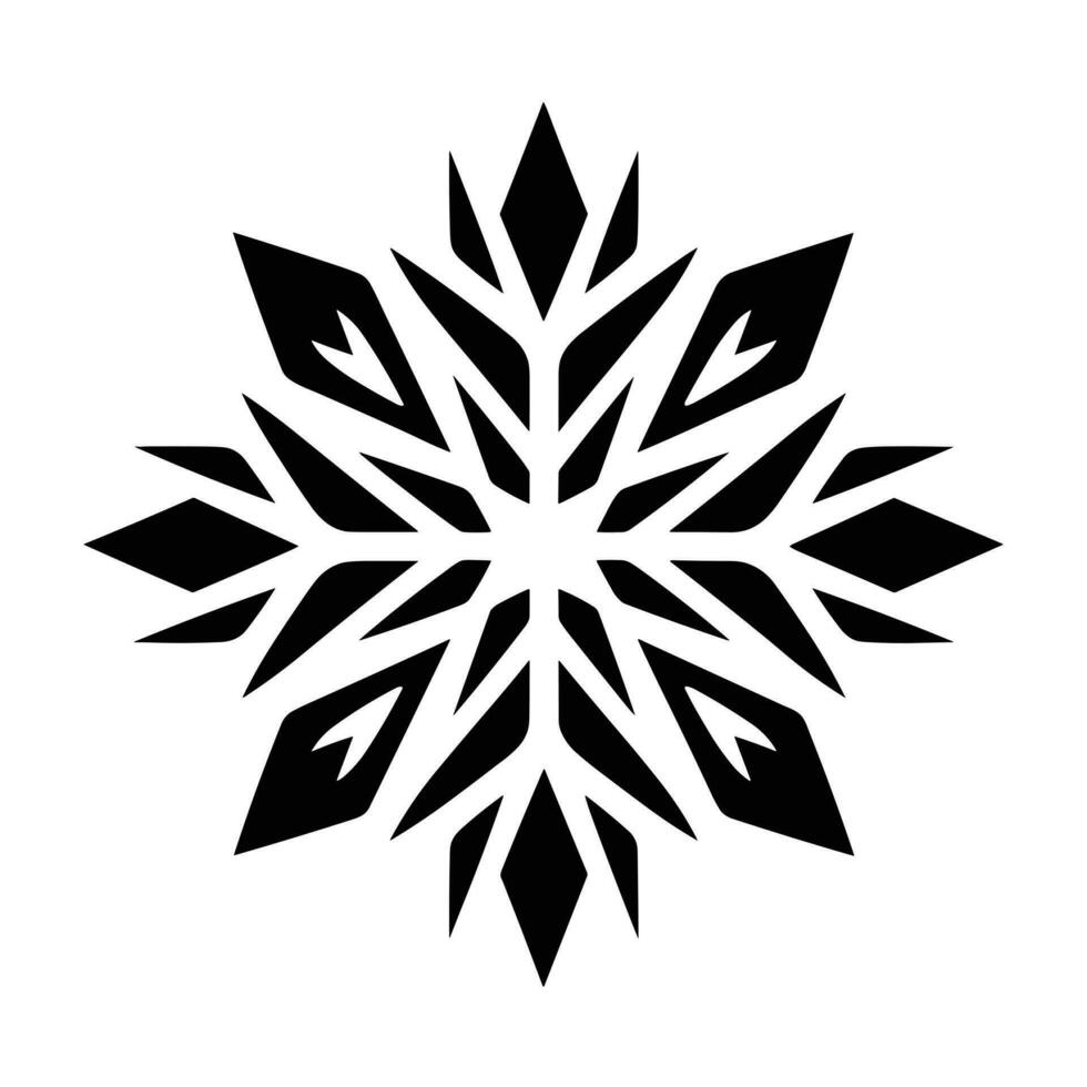 Beautiful Christmas Snowflake vector