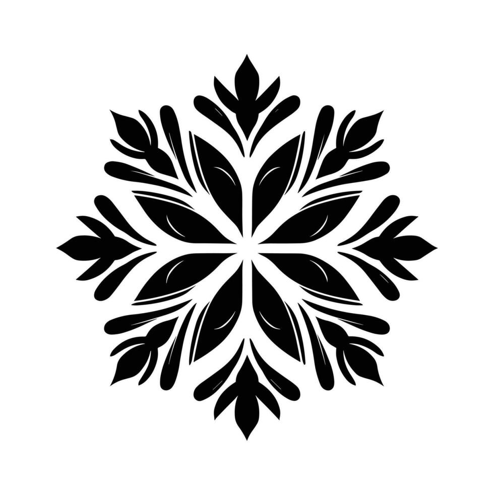 Beautiful Christmas Snowflake vector