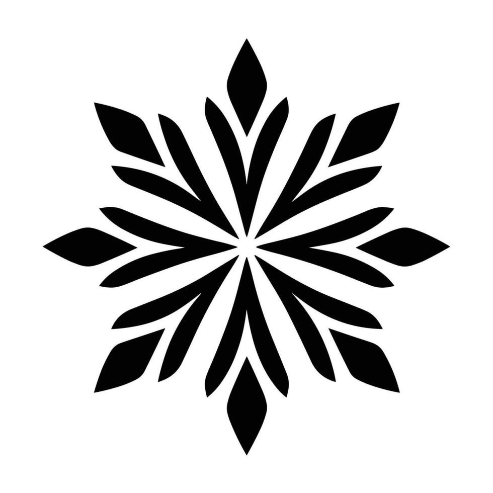 Beautiful Christmas Snowflake vector