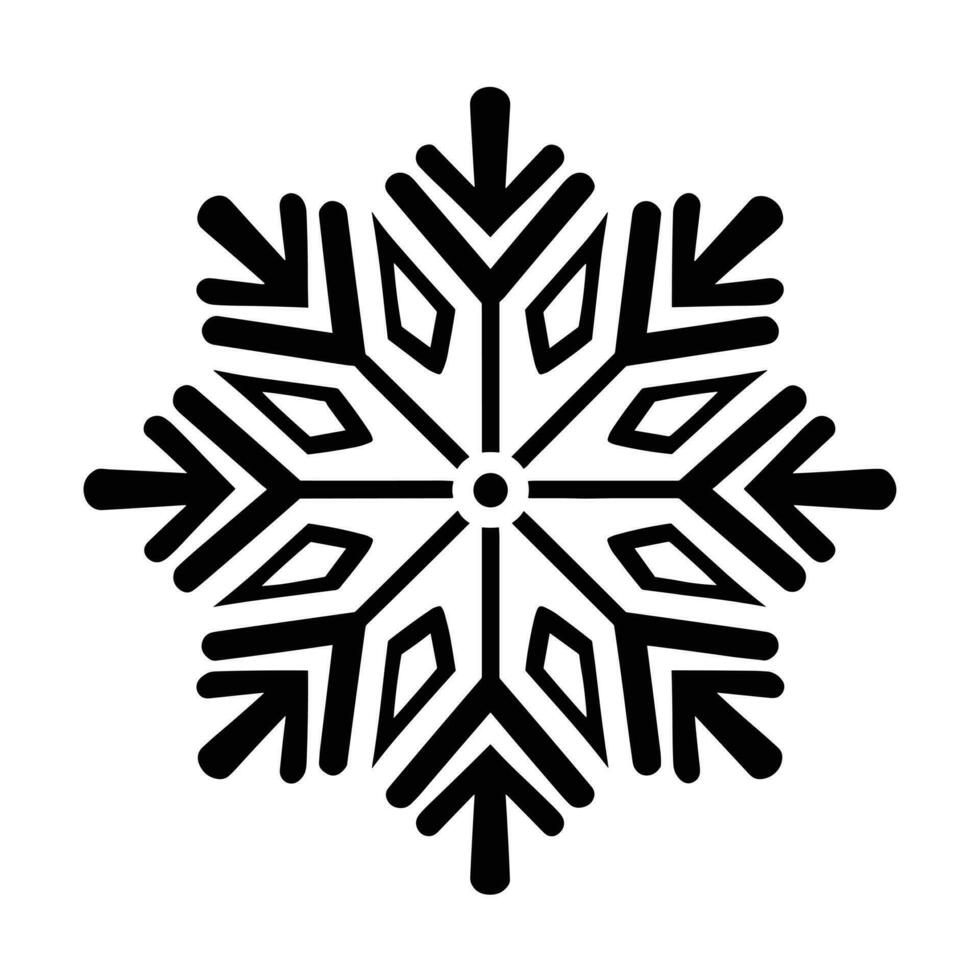 Beautiful Christmas Snowflake vector