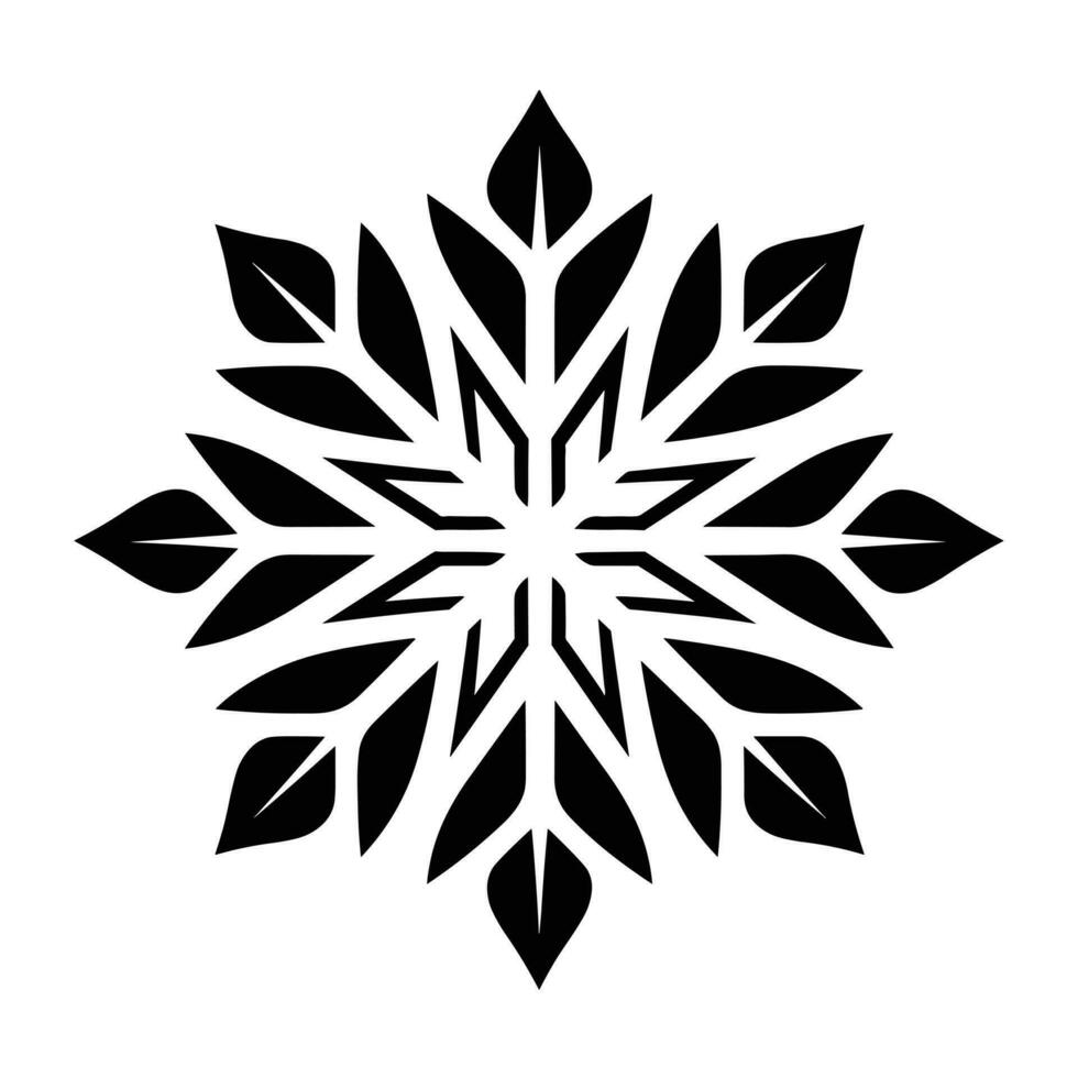 Beautiful Merry Christmas Snowflake vector