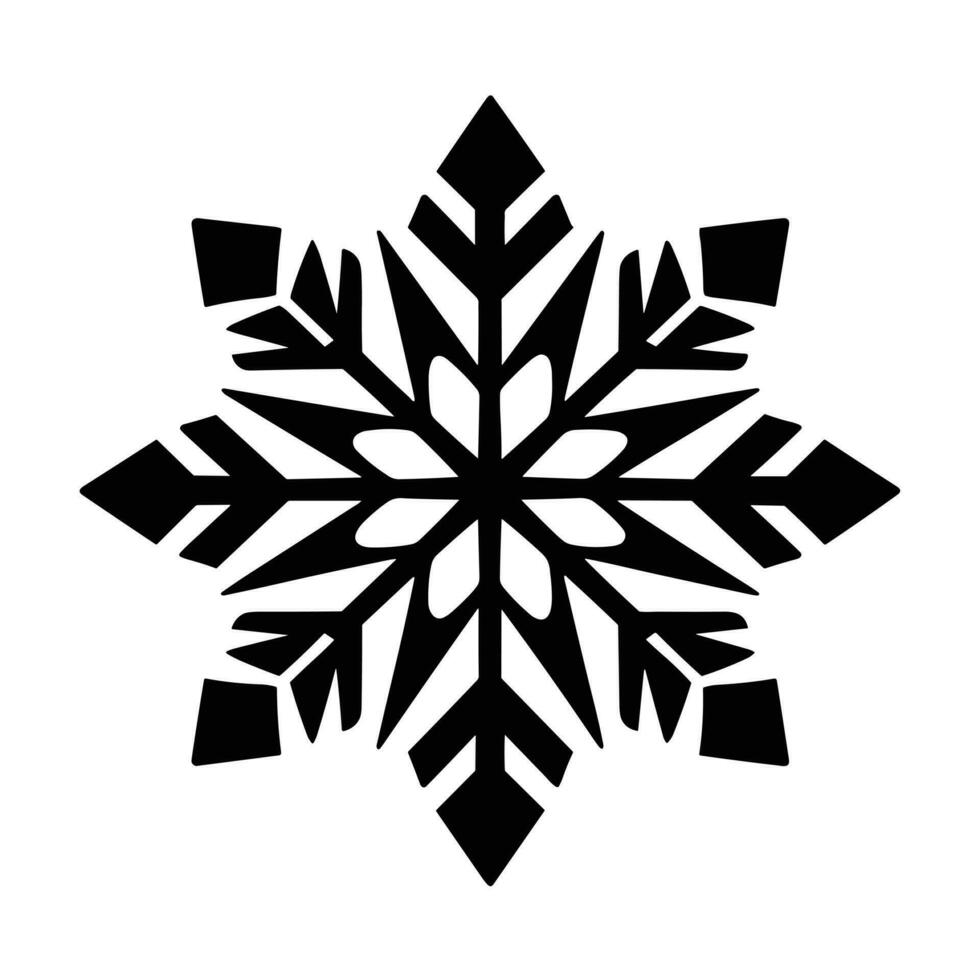 Beautiful Merry Christmas Snowflake vector