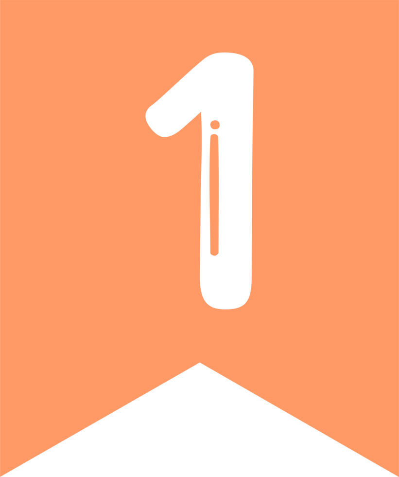 Page Number Banner One 24698915 PNG